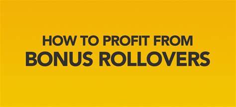 Best sportsbook bonus rollover strategy – How to .